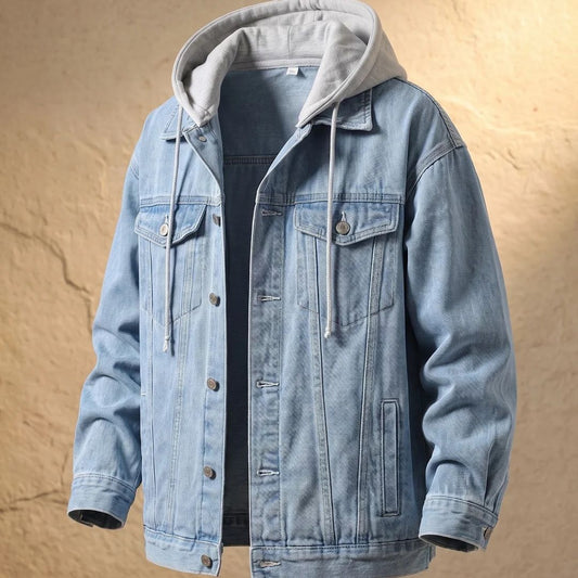 Pedro | Chaqueta Vaquera Urbana con Capucha