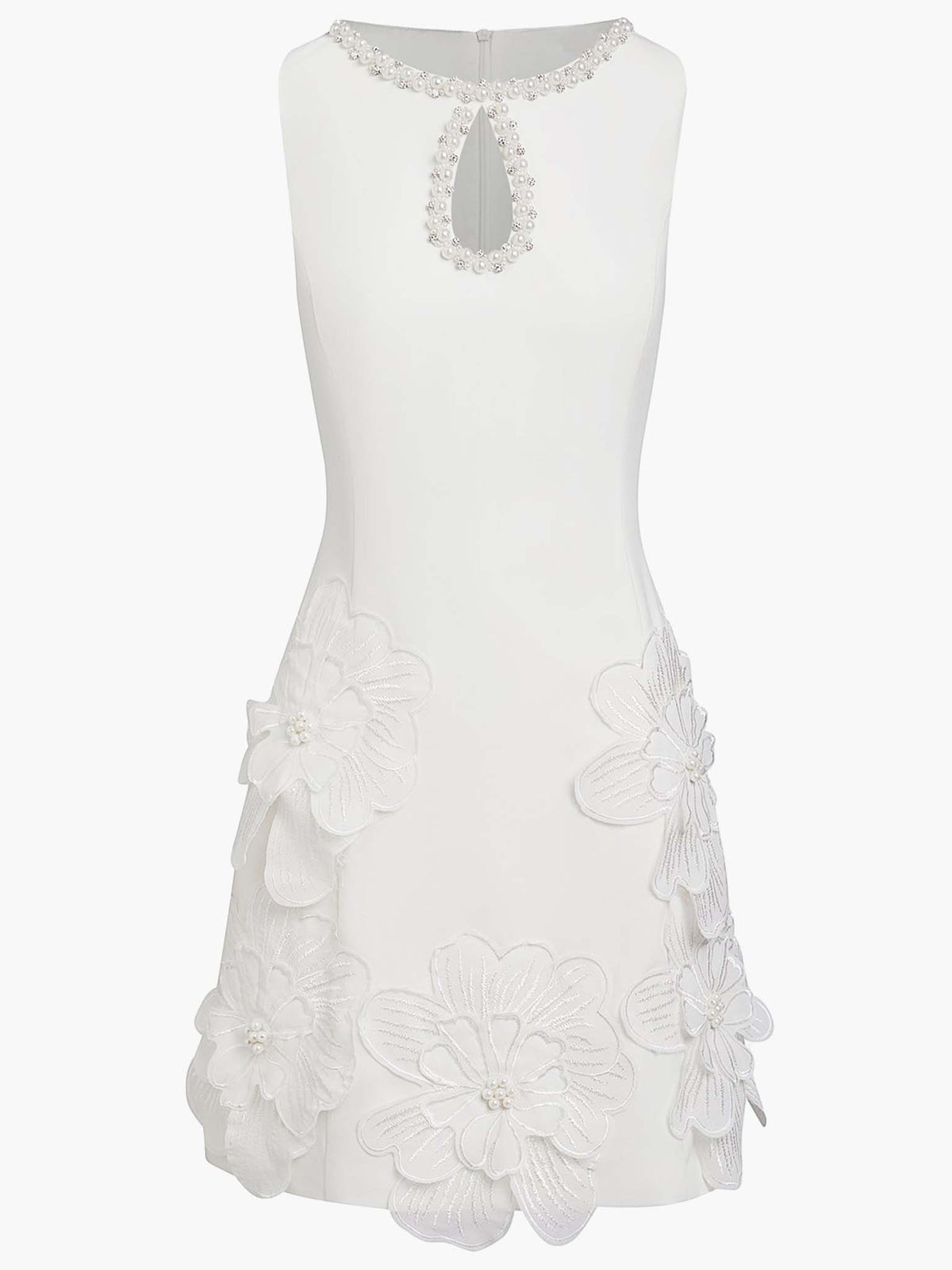 Nadia™ | Vestido Mini Elegante Sin Mangas con Recorte
