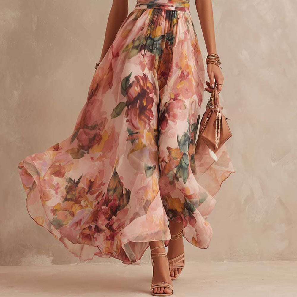 Aurora™ | Vestido Floral Asimétrico