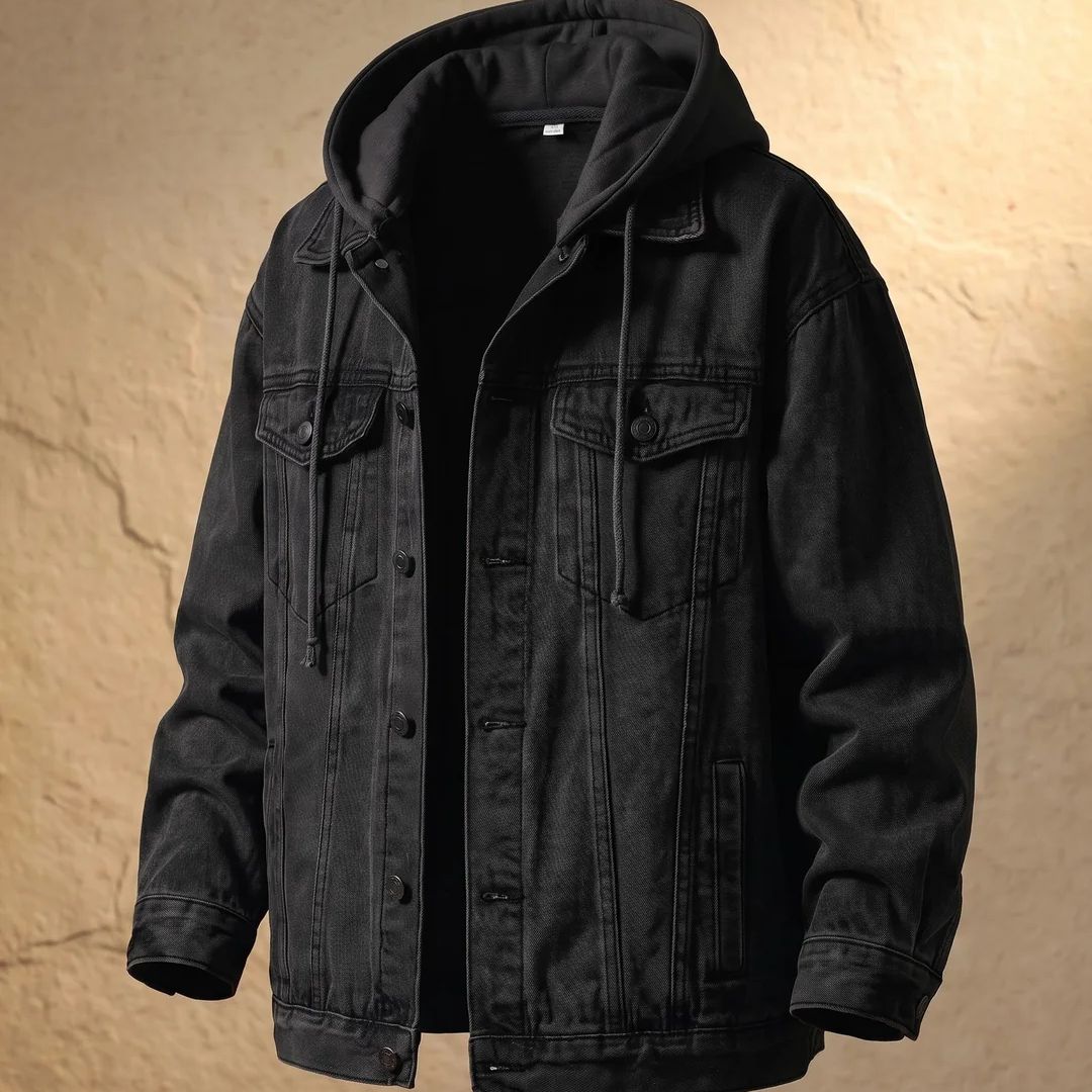 Pedro | Chaqueta Vaquera Urbana con Capucha