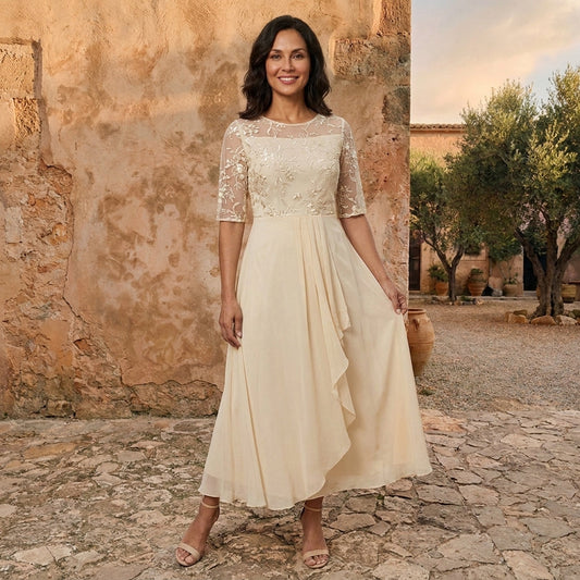 Luciana™ | Vestido de Gasa Elegante