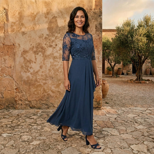 Luciana™ | Vestido de Gasa Elegante