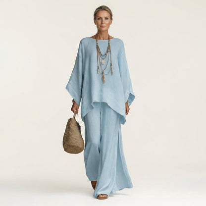 Elena™ | Conjunto Bohemio de Lino