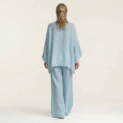 Elena™ | Conjunto Bohemio de Lino