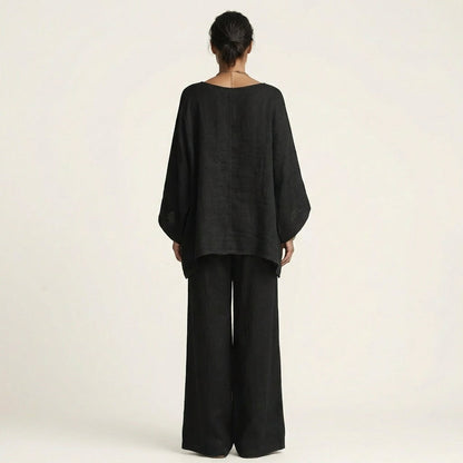 Elena™ | Conjunto Bohemio de Lino