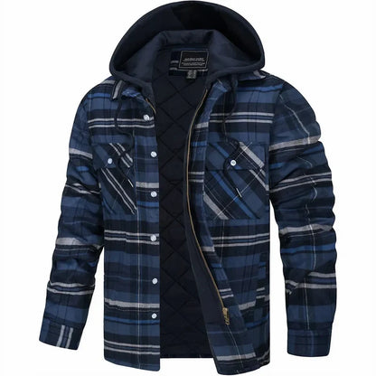 Esteban | Chaqueta de Cuadros Abrigada